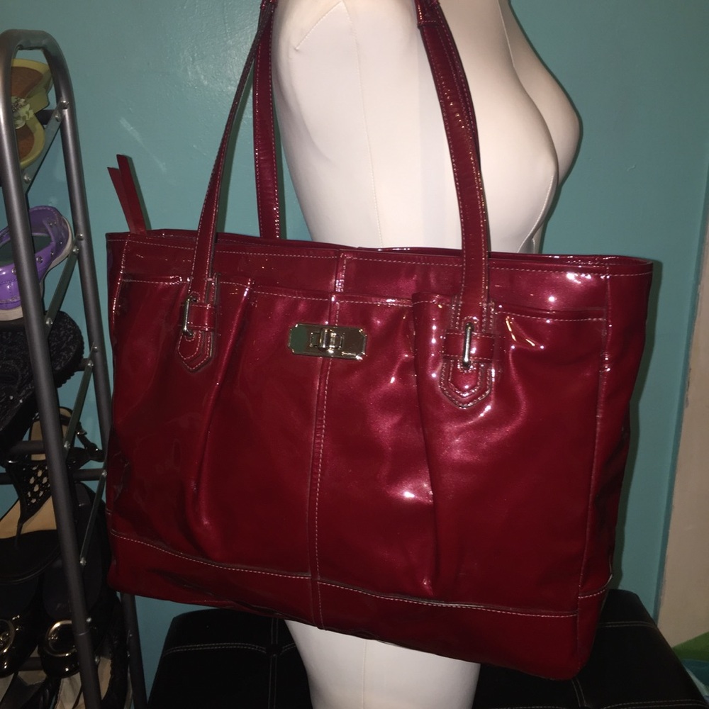 Coach metallic tote
